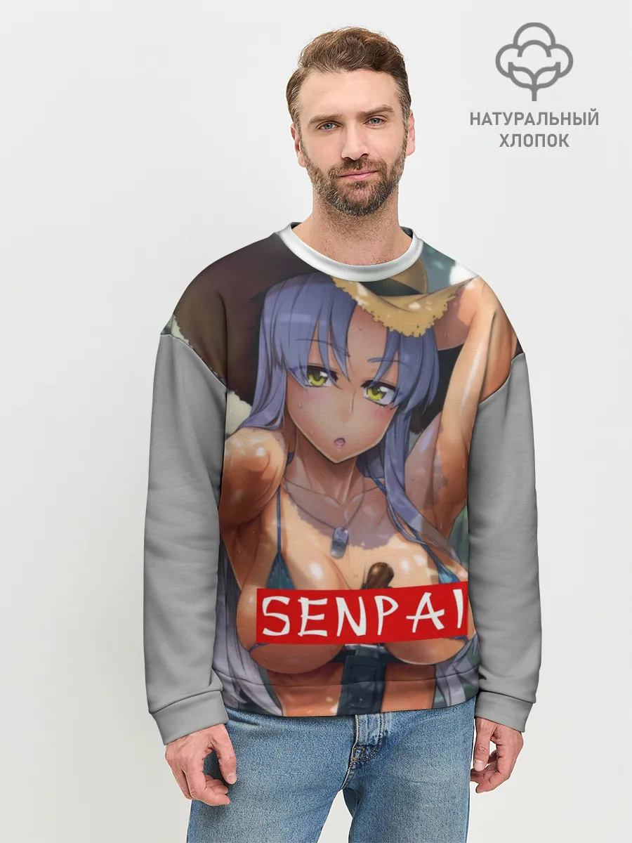 Мужской свитшот базовый / Senpai