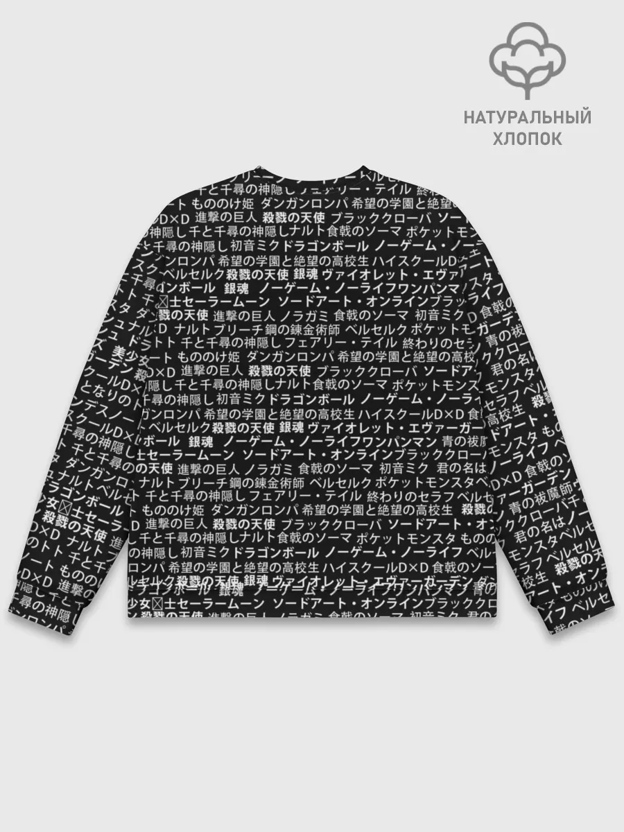 Мужской свитшот базовый / НАЗВАНИЯ АНИМЕ МУЛЬТФИЛЬМОВ