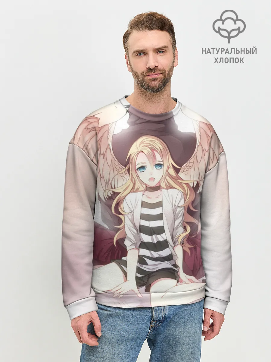 Мужской свитшот базовый / Рейчел ангел