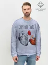 Мужской свитшот базовый / кардиолог