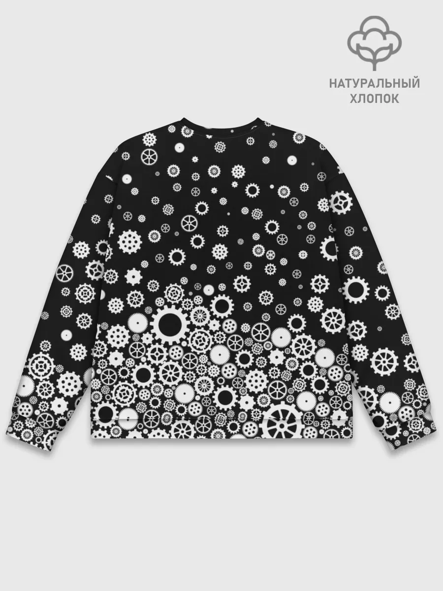 Мужской свитшот базовый / Шестеренки