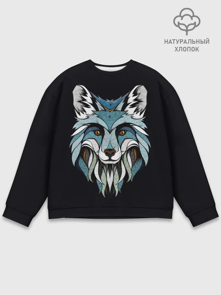 Мужской свитшот базовый / Лис