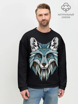 Мужской свитшот базовый / Лис