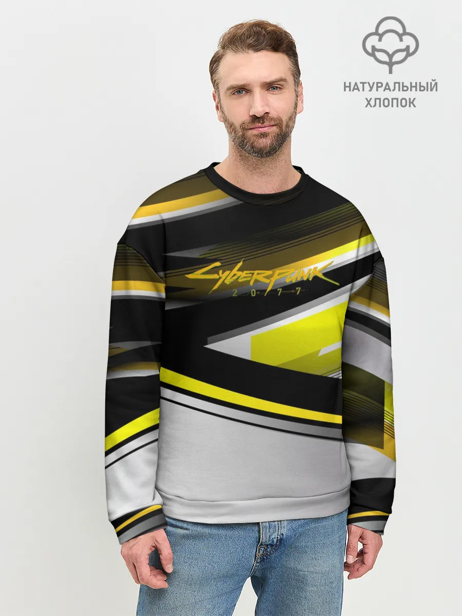 Мужской свитшот базовый / CyberPunk 2077