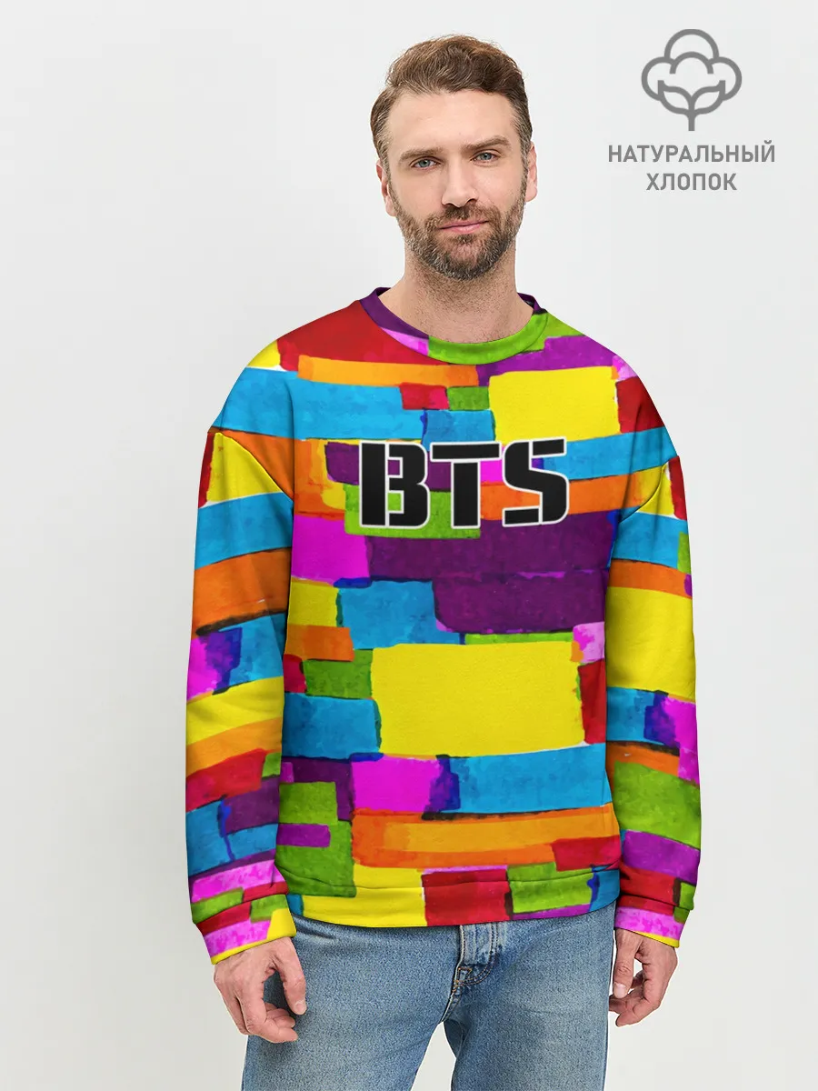 Мужской свитшот базовый / BTS