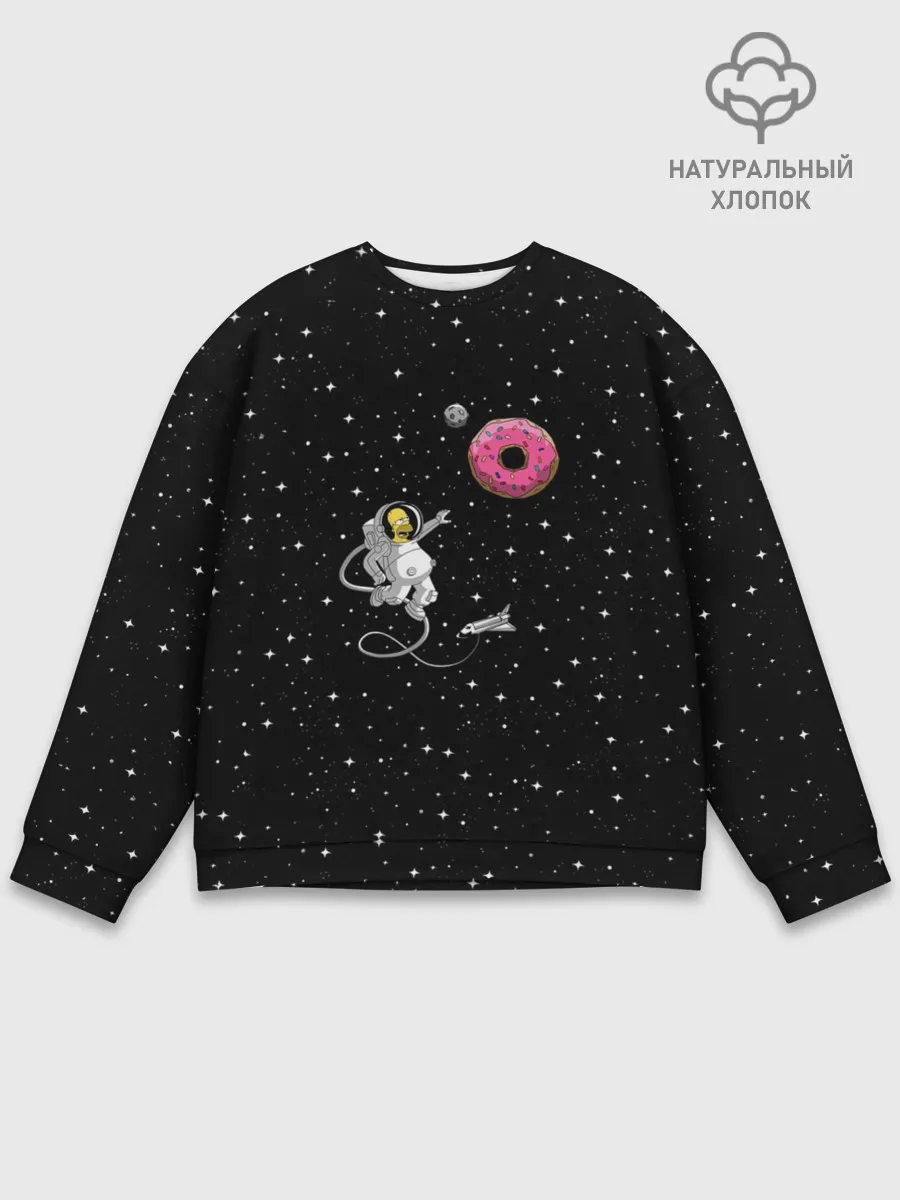Мужской свитшот базовый / Homer Spaceman
