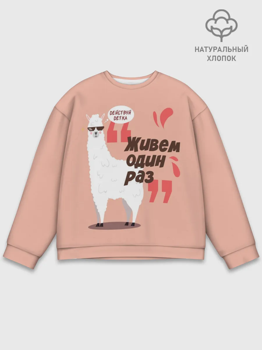 Мужской свитшот базовый / Действуй детка