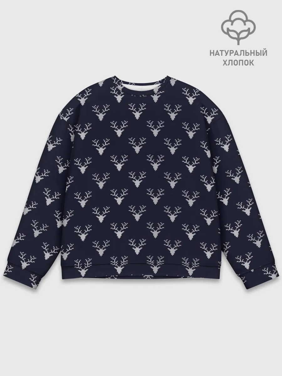 Мужской свитшот базовый / Олени