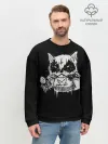 Мужской свитшот базовый / Dark Cat