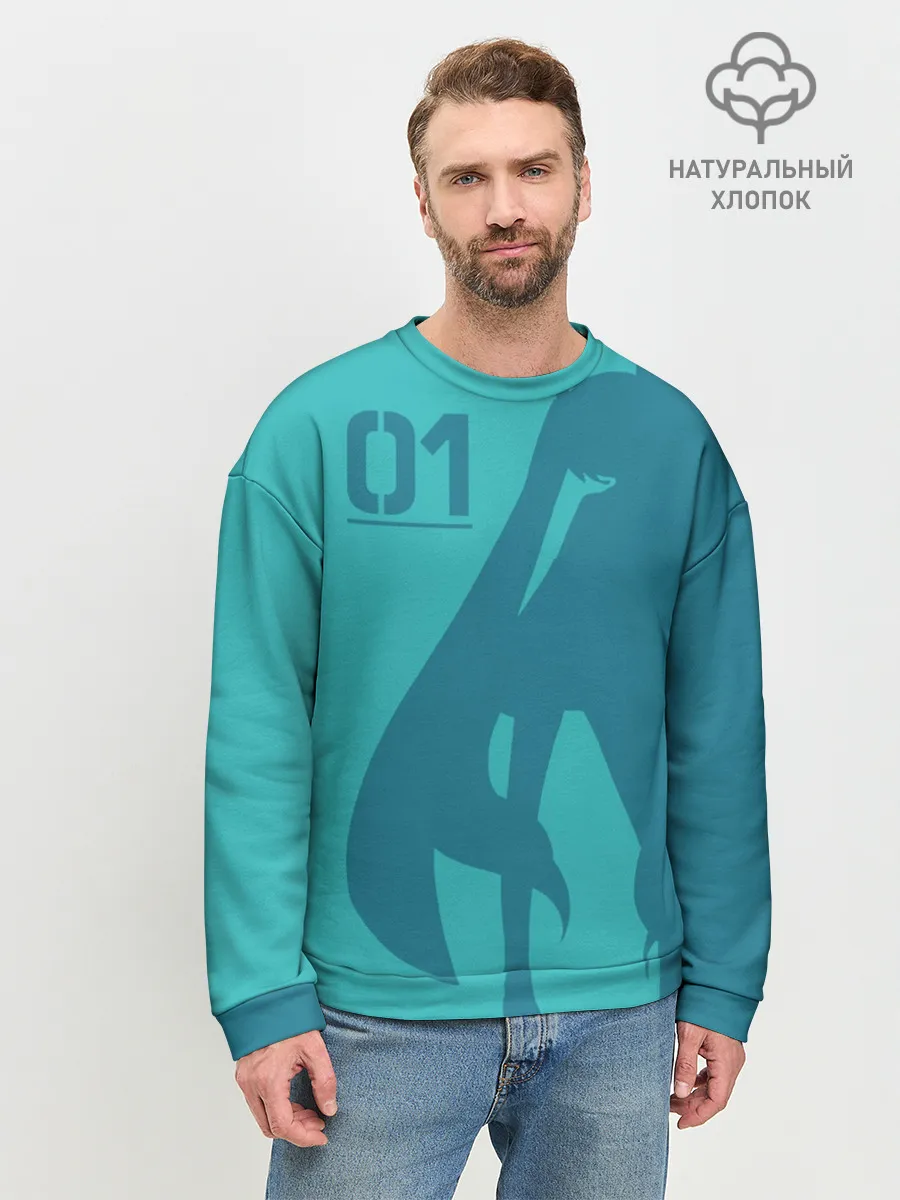 Мужской свитшот базовый / Хацуне Мику 01