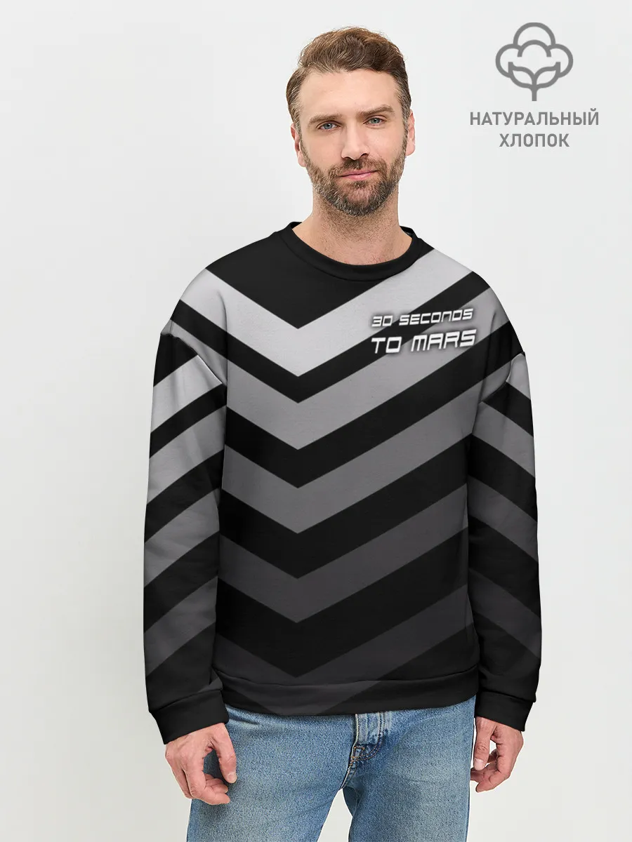 Мужской свитшот базовый / 30 Seconds To Mars
