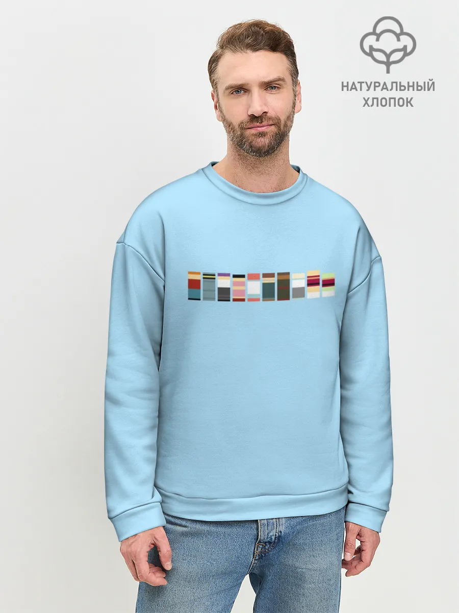 Мужской свитшот базовый / Футурама - минимализм