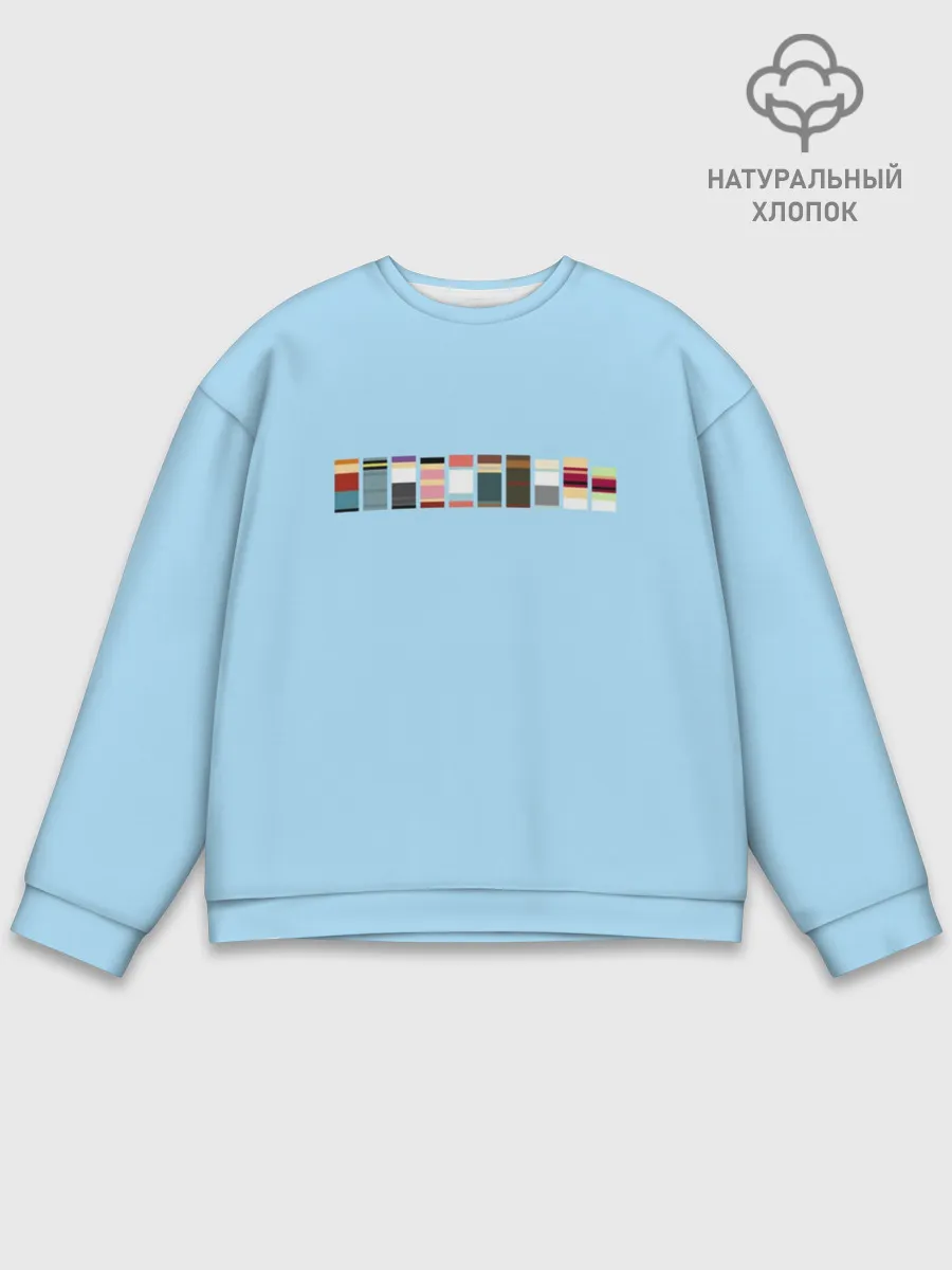 Мужской свитшот базовый / Футурама - минимализм