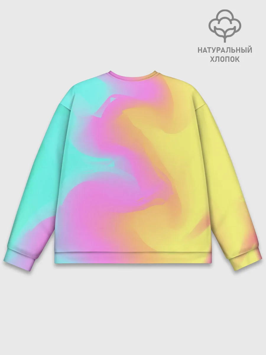 Мужской свитшот базовый / Кислотная Гипножаба