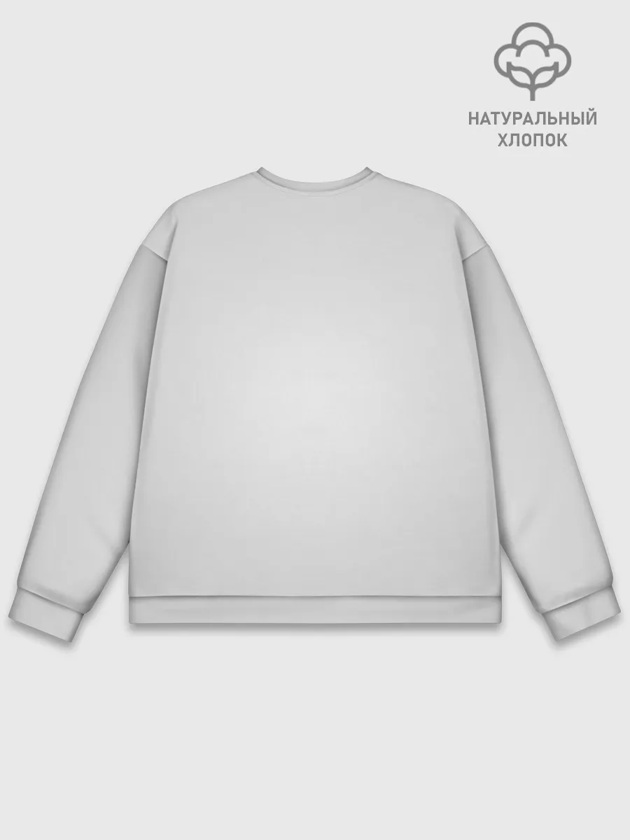 Мужской свитшот базовый / Мопс