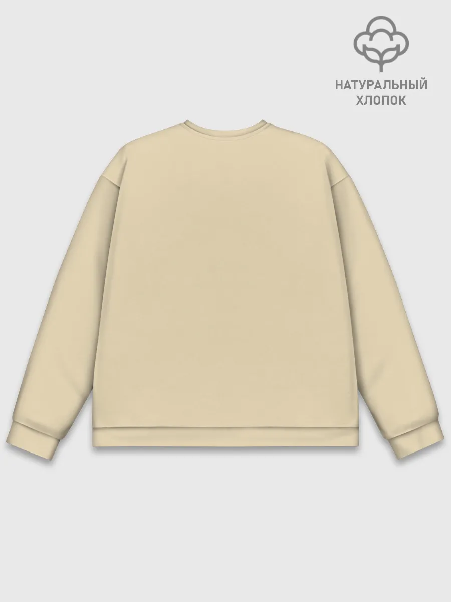 Мужской свитшот базовый / Гомер на Пробежке