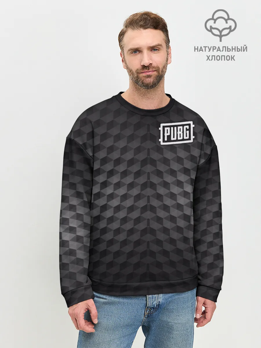 Мужской свитшот базовый / PUBG Carbon