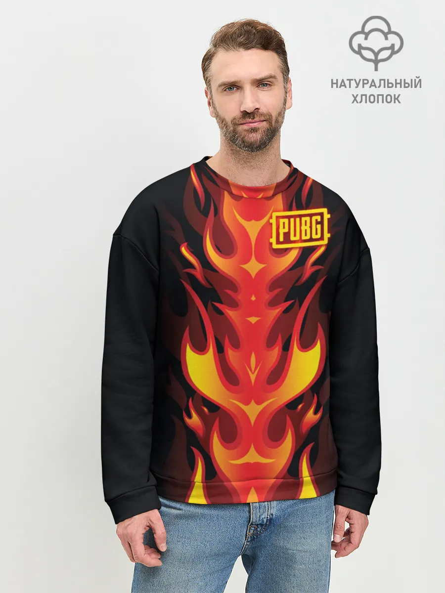 Мужской свитшот базовый / PUBG Fire