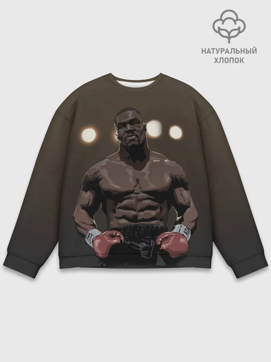 Мужской свитшот базовый / Myke Tyson_7