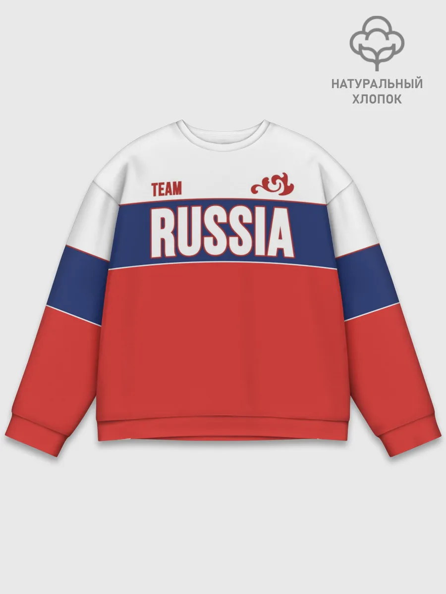 Мужской свитшот базовый / Team Russia