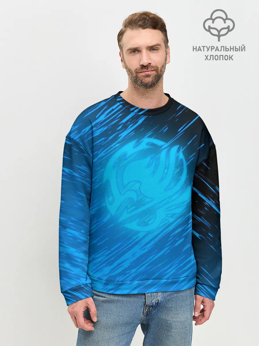 Мужской свитшот базовый / Helmet Fairy tail Moon