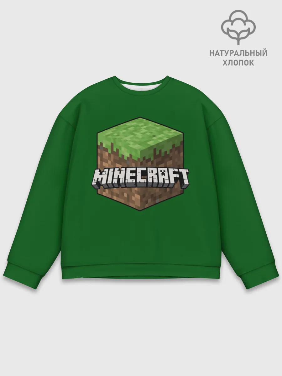 Мужской свитшот базовый / Minecraft