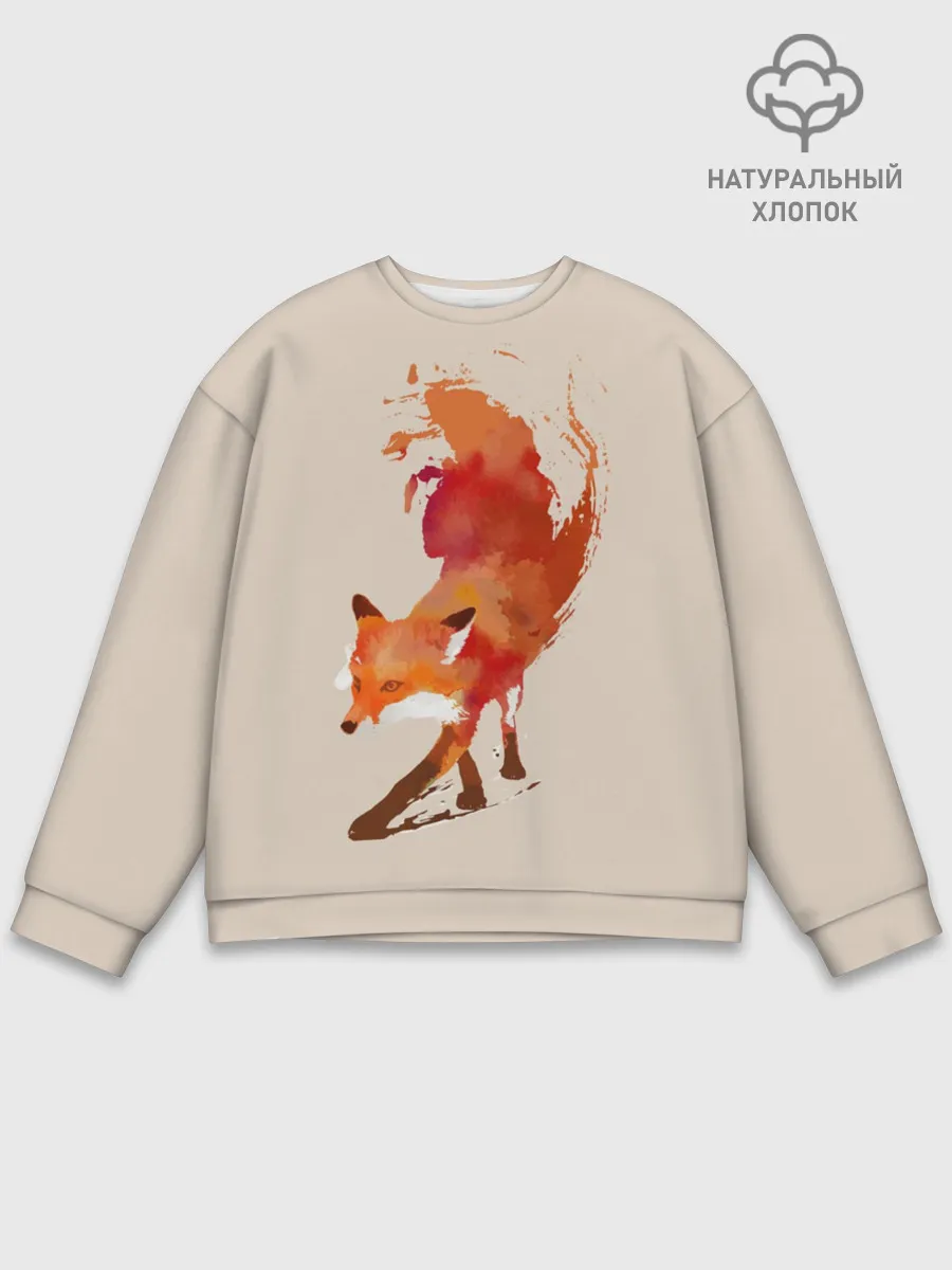 Мужской свитшот базовый / Paint Fox