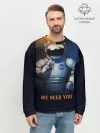 Мужской свитшот базовый / NASA