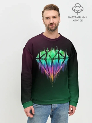 Мужской свитшот базовый / Бриллиант