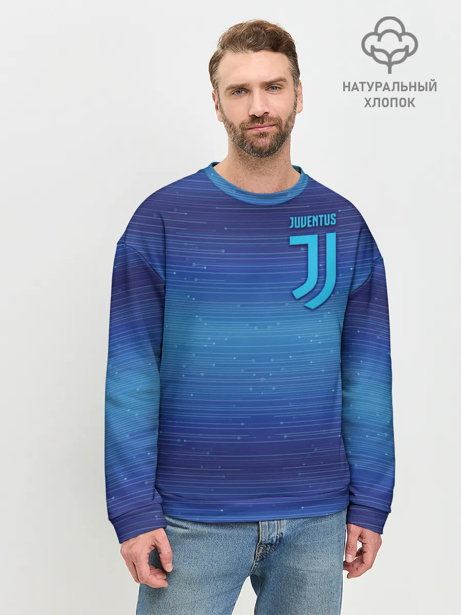 Мужской свитшот базовый / Juventus new uniform