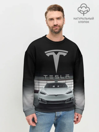 Мужской свитшот базовый / TESLA