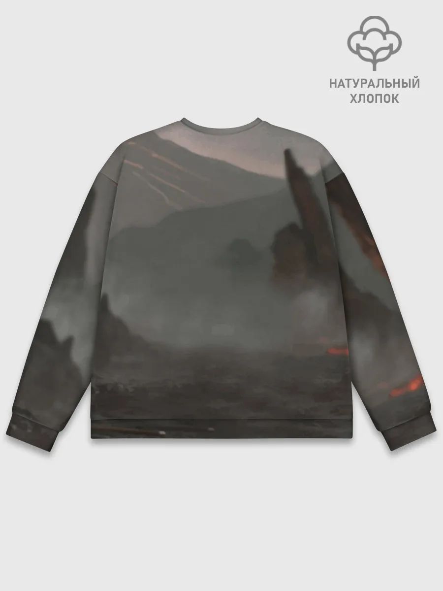 Мужской свитшот базовый / YOU DIED