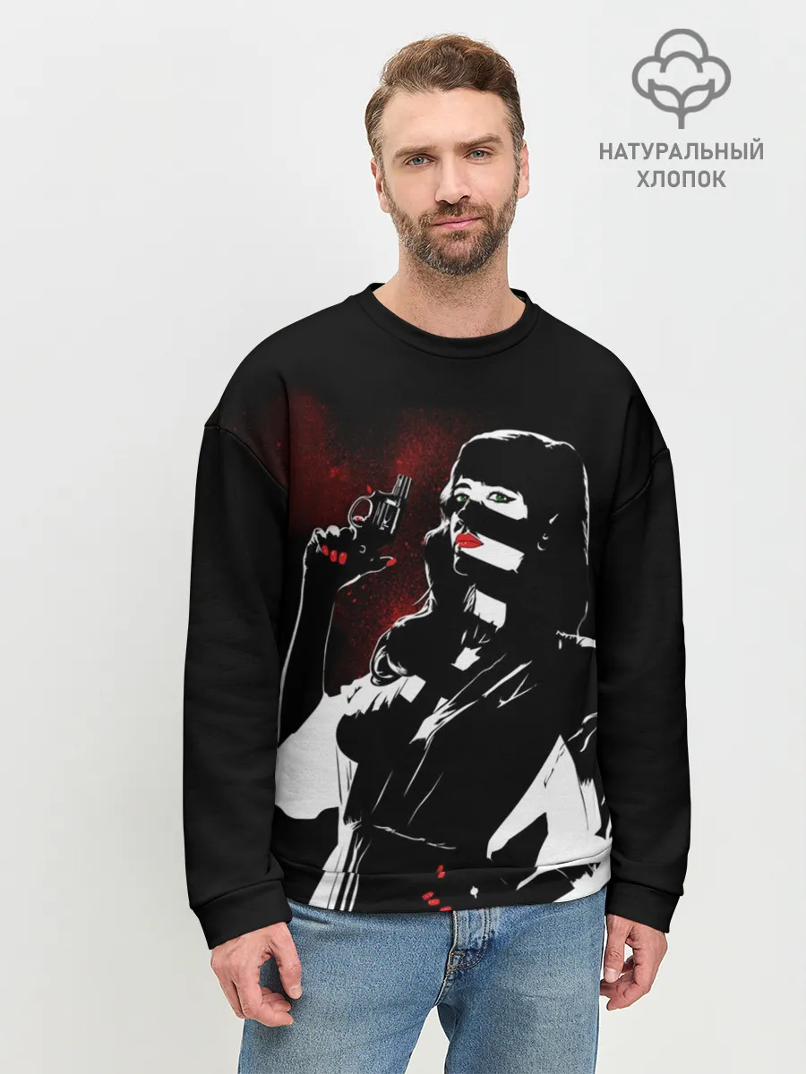 Мужской свитшот базовый / Sin City - Ava Lord