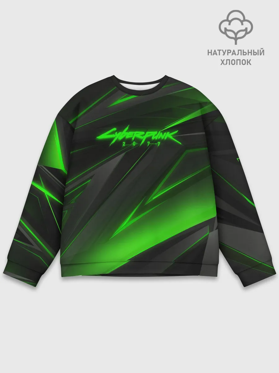 Мужской свитшот базовый / CYBERPUNK 2077