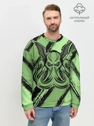 Мужской свитшот базовый / Ктулху