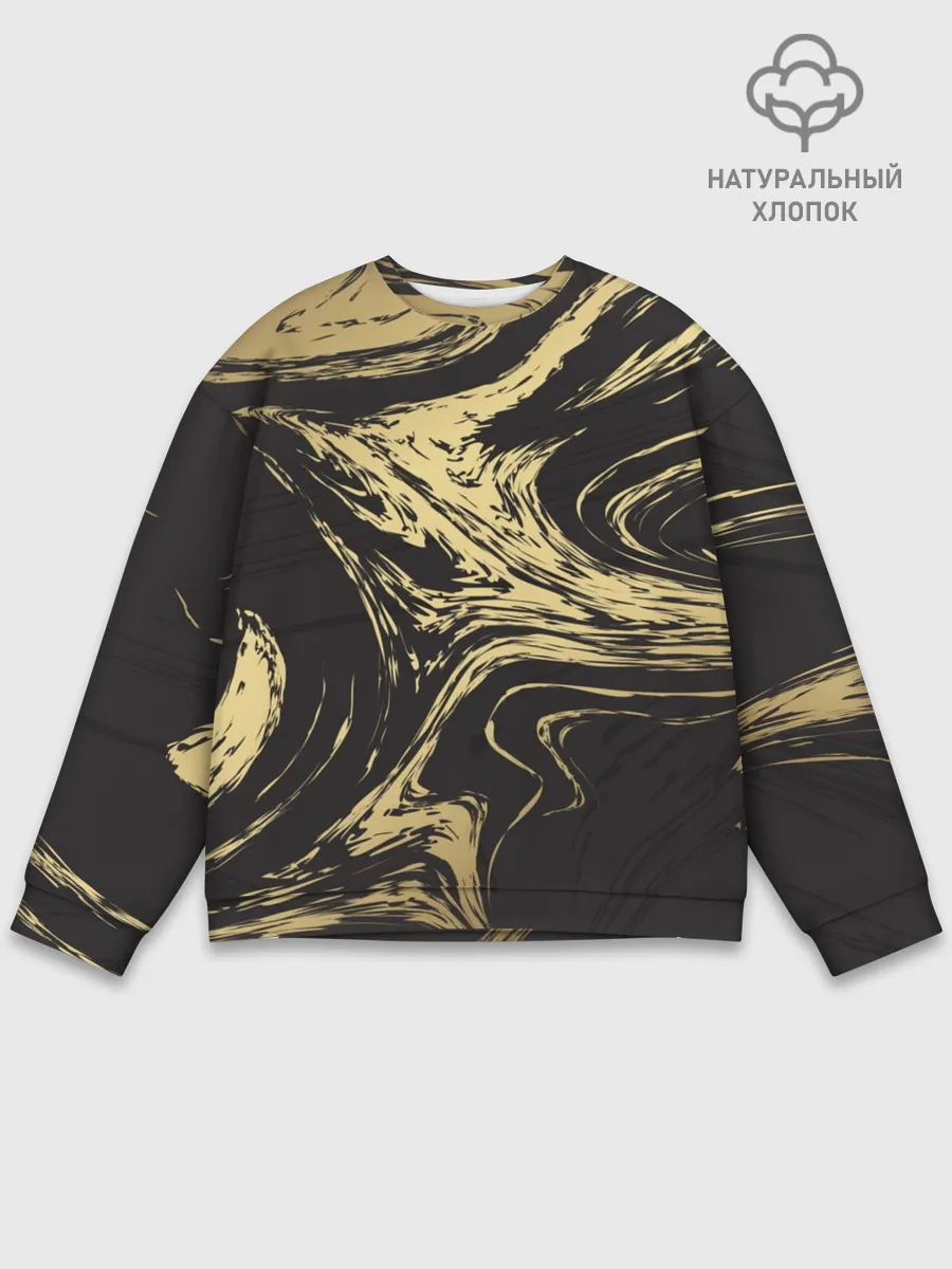 Мужской свитшот базовый / Золотые реки