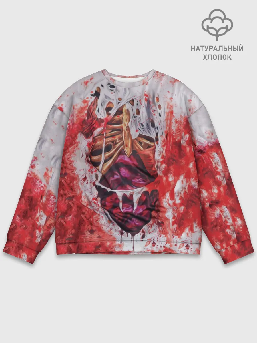 Мужской свитшот базовый / Кровь