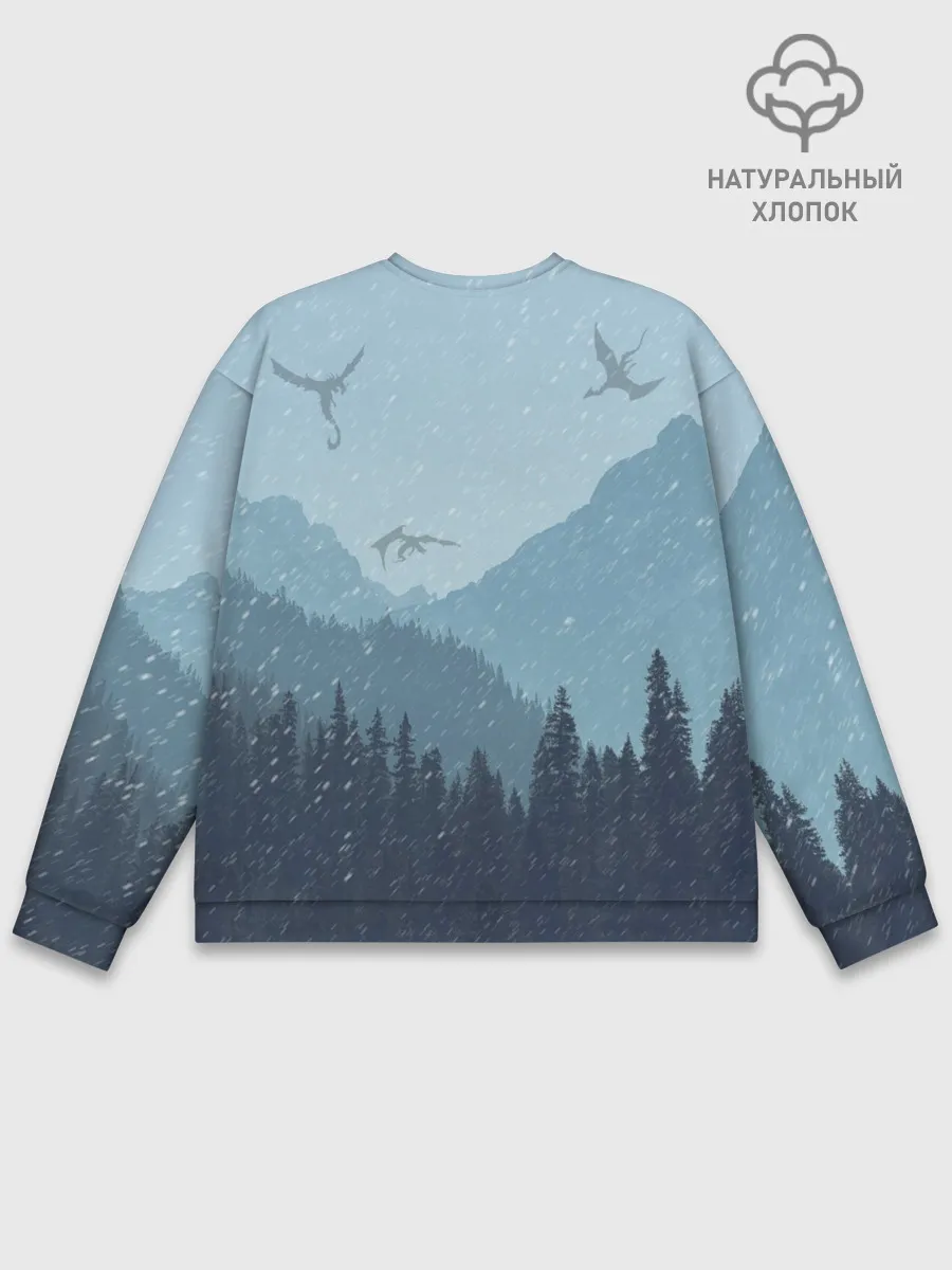 Мужской свитшот базовый / TES SKYRIM