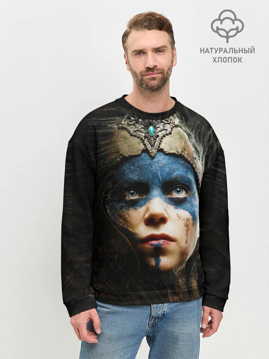 Мужской свитшот базовый / Senuas Sacrifice