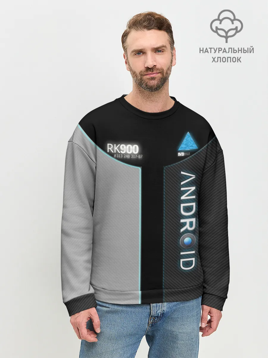 Мужской свитшот базовый / DETROIT: BECOME HUMAN.