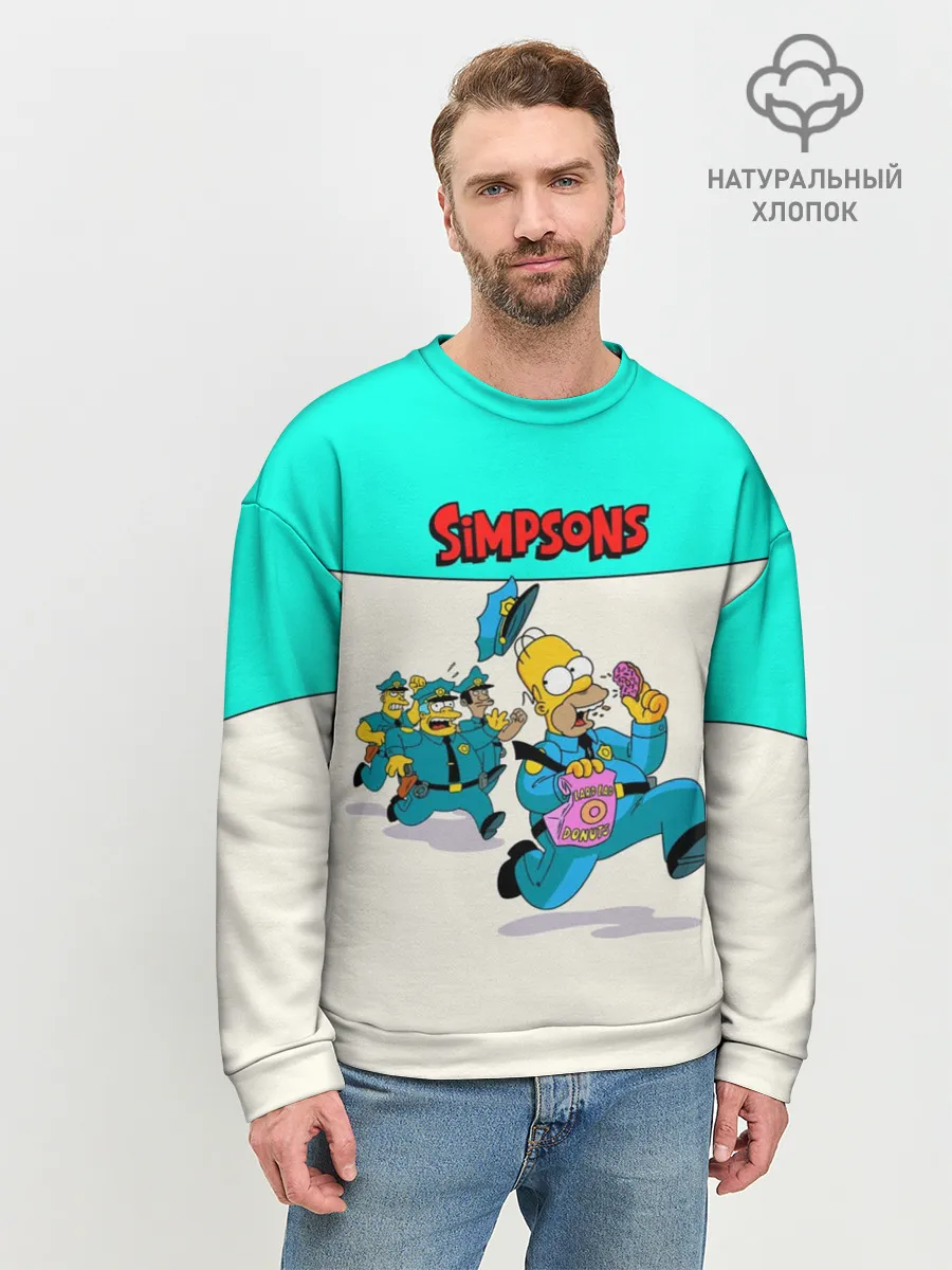 Мужской свитшот базовый / Эпичная Погоня