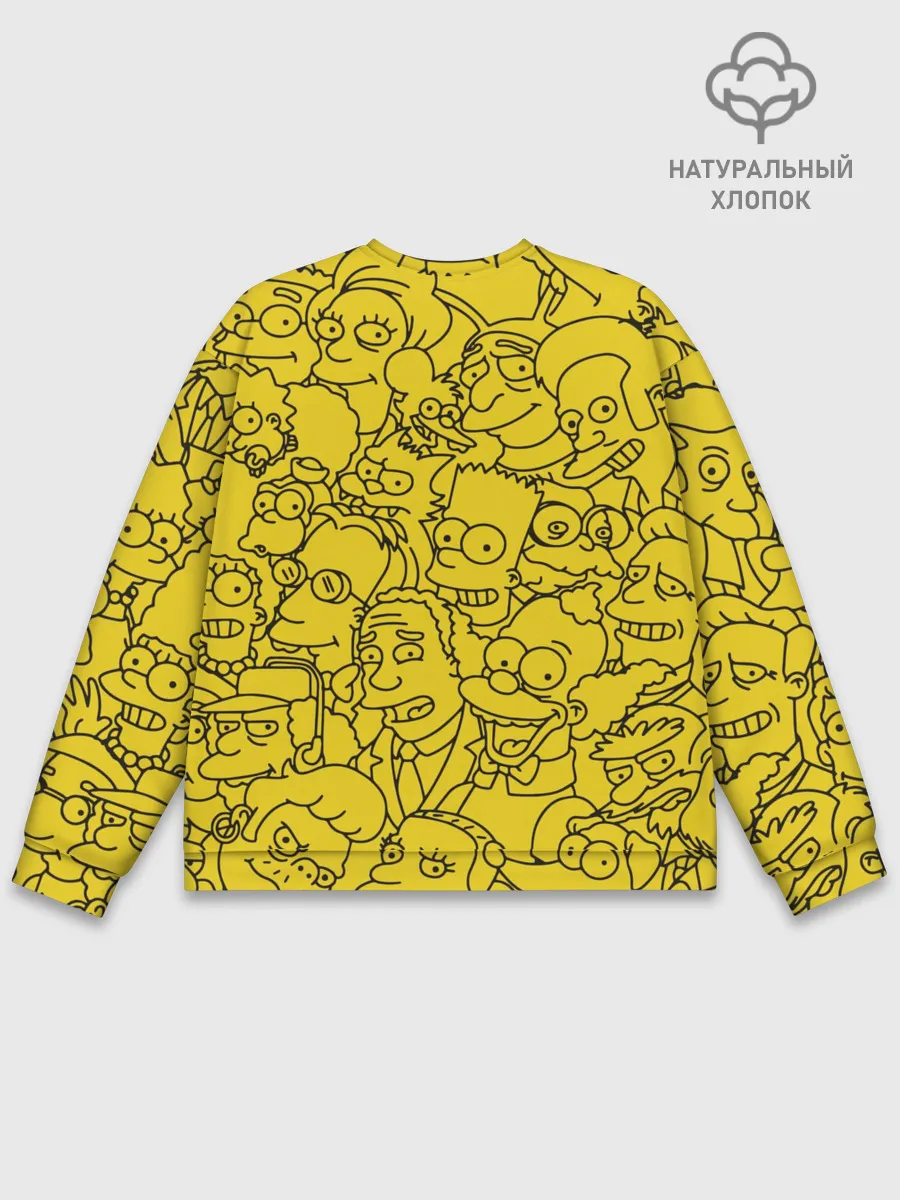 Мужской свитшот базовый / Симпсоны