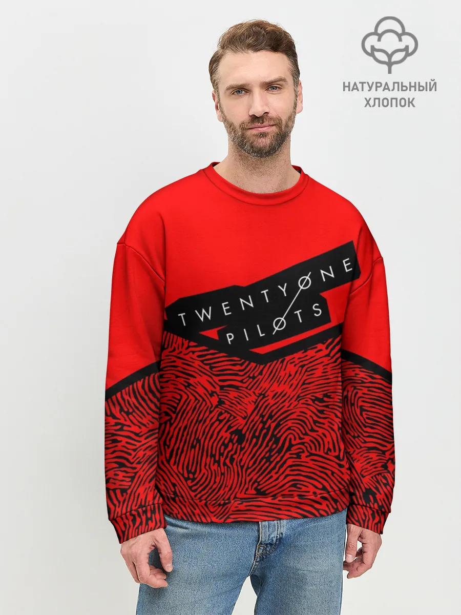 Мужской свитшот базовый / Twenty One Pilots