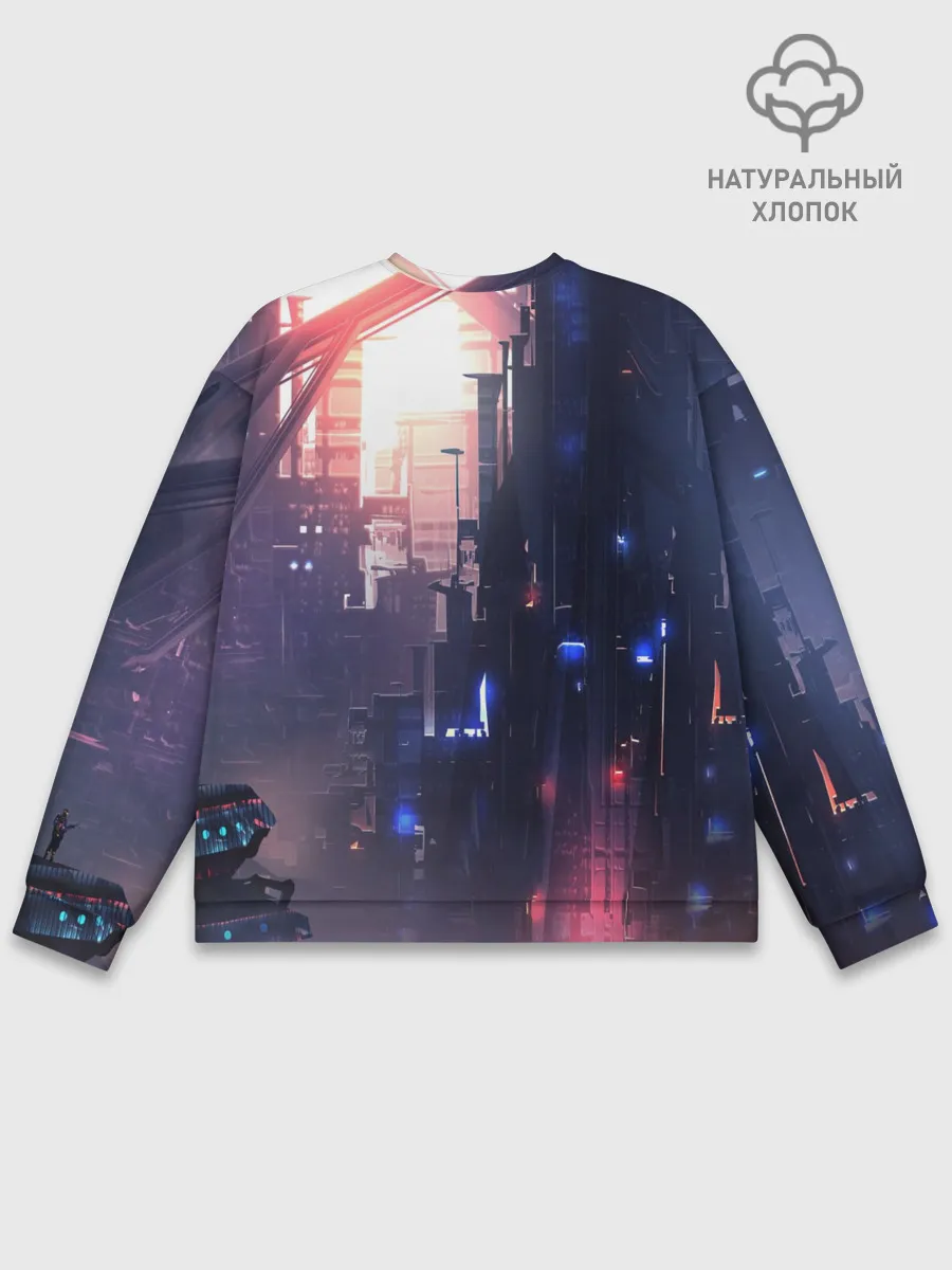 Мужской свитшот базовый / Cyberpunk 2077