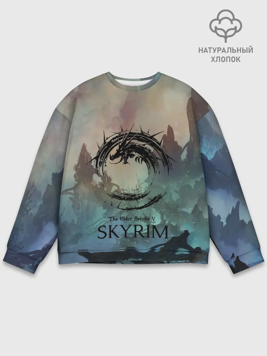 Мужской свитшот базовый / The Elder Scrolls SKYRIM