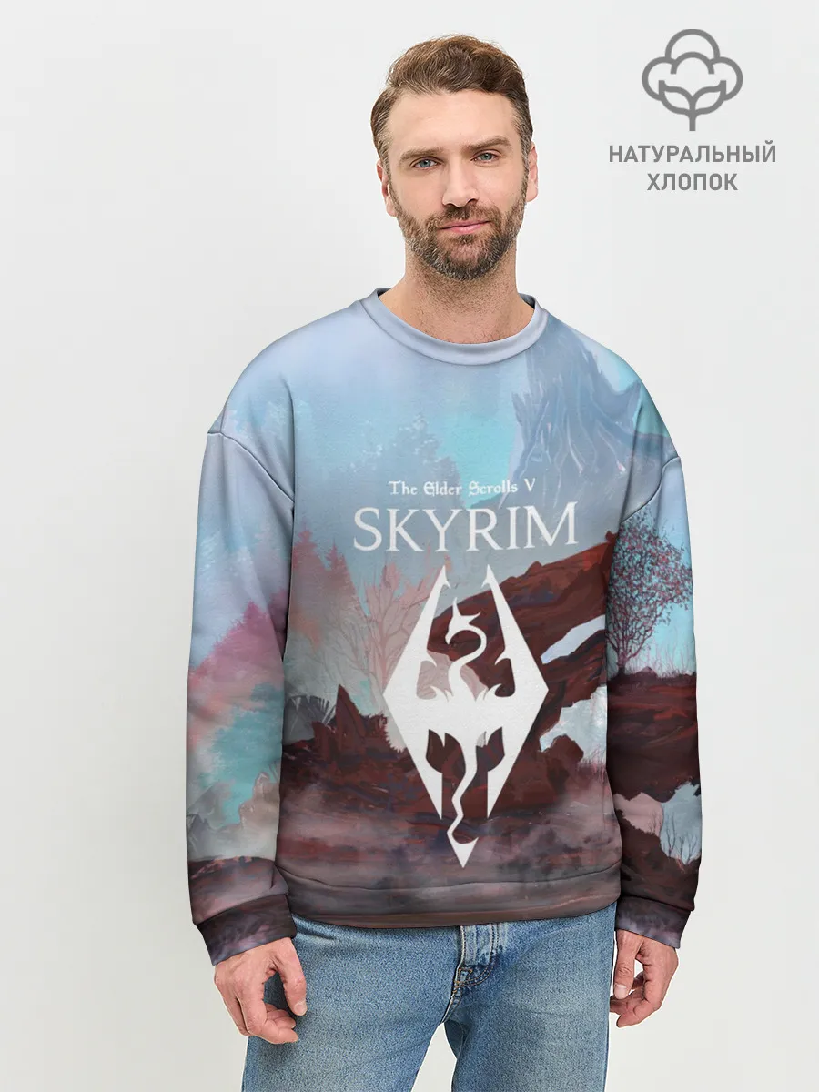 Мужской свитшот базовый / The Elder Scrolls SKYRIM