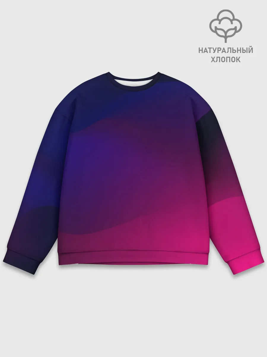 Мужской свитшот базовый / Abstract simple colors