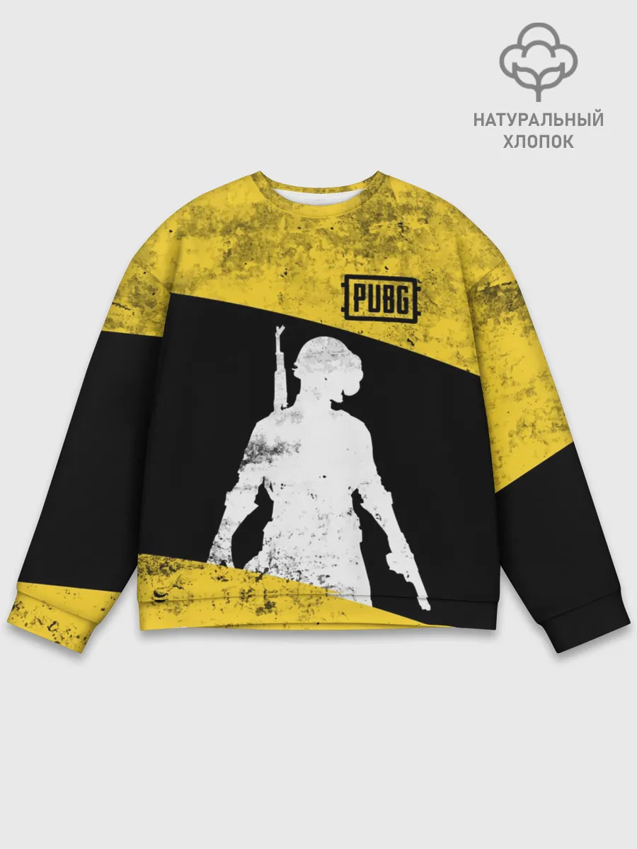 Мужской свитшот базовый / PUBG Grunge