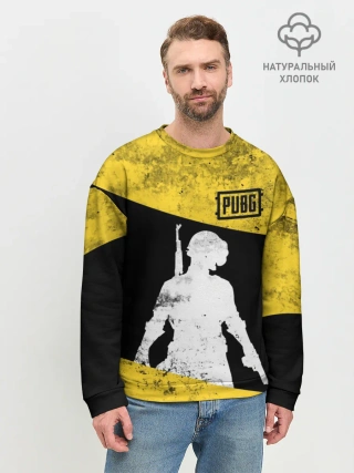 Мужской свитшот базовый / PUBG Grunge