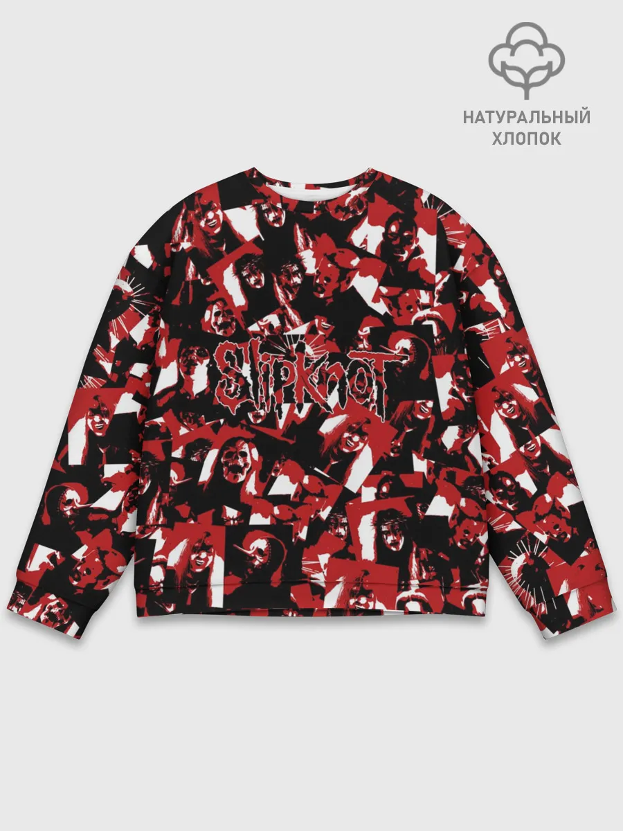 Мужской свитшот базовый / SlipKnot камуфляж